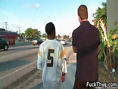 Outdoor thug fucking and sucking cock part2