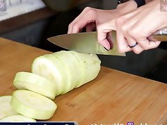 Best Hot Wife Fucks while Cooking with Creampie
