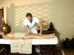 Secret voyeur movie of nasty masseur copulate customers