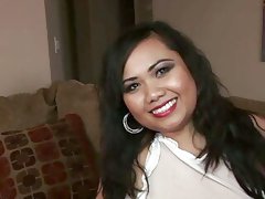 Tia Lane is an Asian amateur interracial threesome fuck