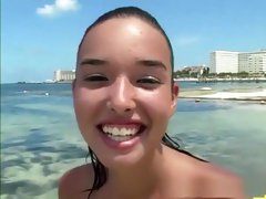 Exotic pornstar Sandy Sweet in fabulous amateur, outdoor sex clip