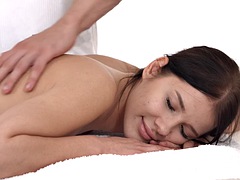 Divan Weber - Brunette teen gets creampied after massage