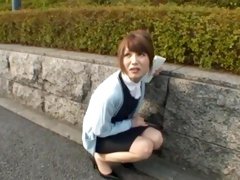 Shy Japanese Maomi Nagasawa gets fucked in a car and loves it
