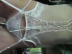 Naughty Blonde Teen Gives Her Boyfriend A Blowjob In Lingerie