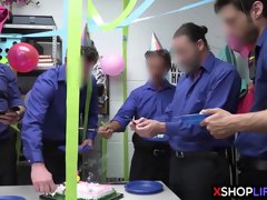 Is Perfect Horny Gift For Group Of Dirty Big Cock Officers - Minxx Marley