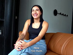Latina Casting - Teen Miss Colombia caught fucking in fake audition