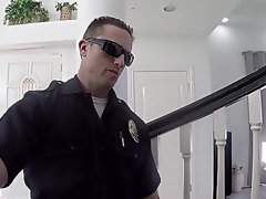 Horny chick Carolina Cortez gets fucked hard by a police officer