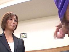 Dicking in the office with Akari Asahina and her coworker