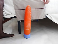 Huge dildo in my hungry ass