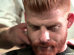 Barber shop hardcore gay fuck with mature inked dudes