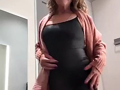Hottest MILF Ever - Cum with me in the dressing room at Target